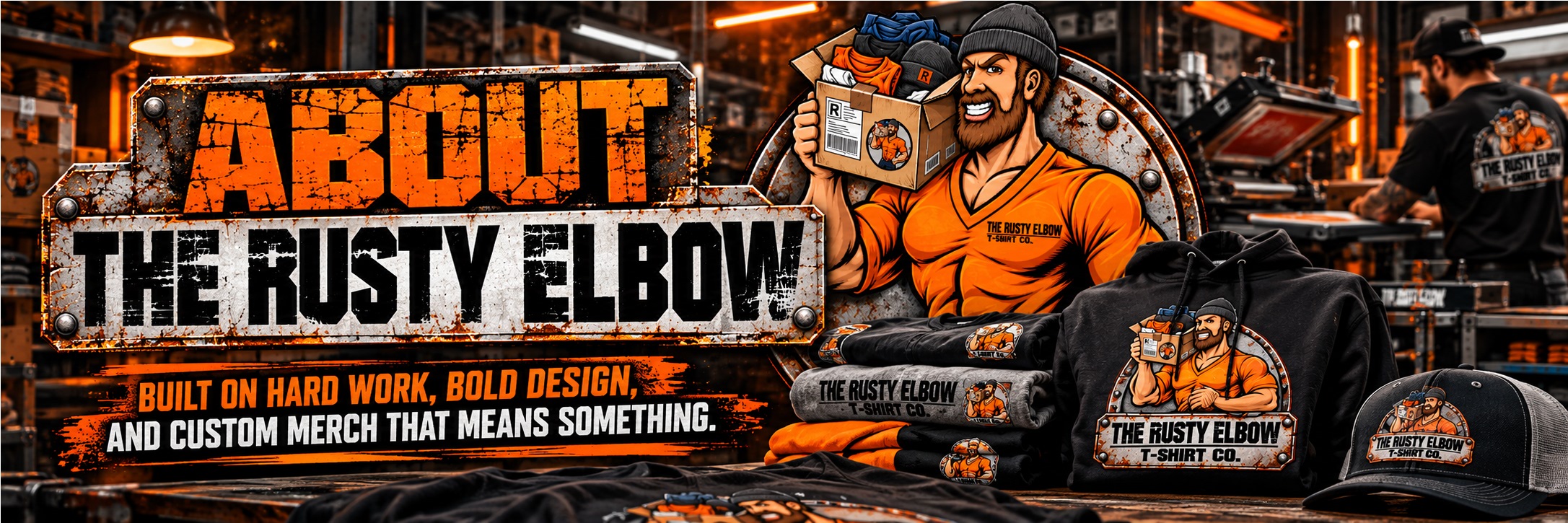 About The Rusty Elbow T-Shirt Co.